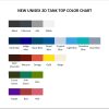 tank top color chart - Takopi Store