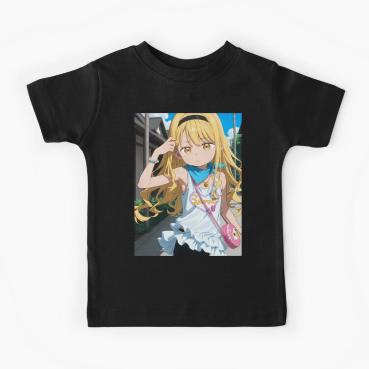 Marina Kirarazaka: Cute Urban Waifu Kids T-shirt