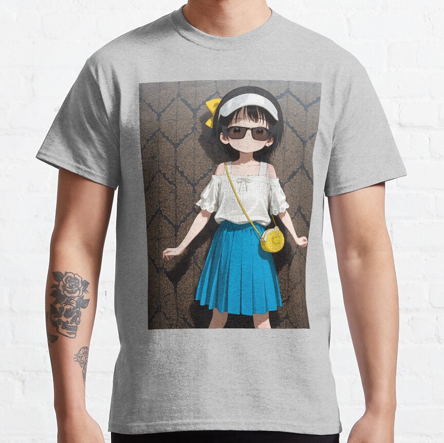 Shizuka Kuze Anime Girl Fashion T-shirt - Image 4