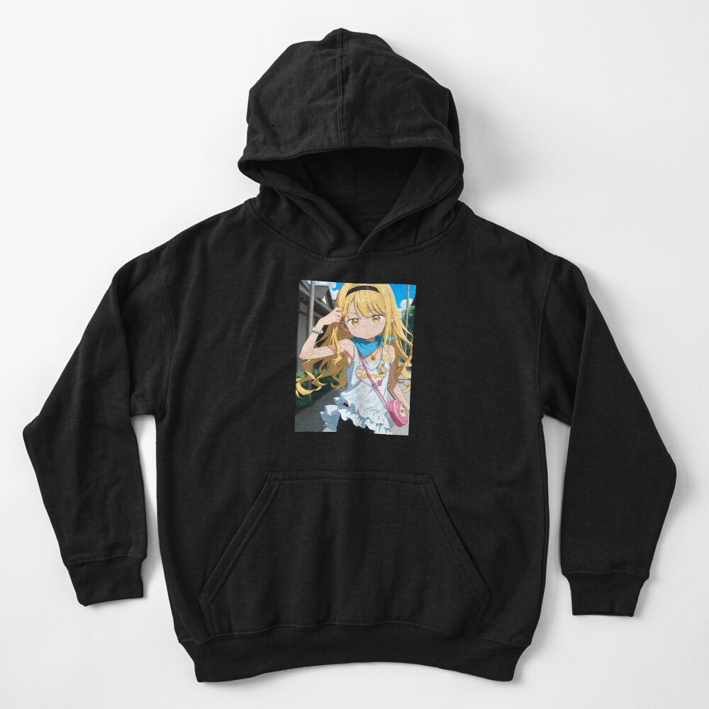 Marina Kirarazaka: Cute Urban Waifu Kids Hoodie