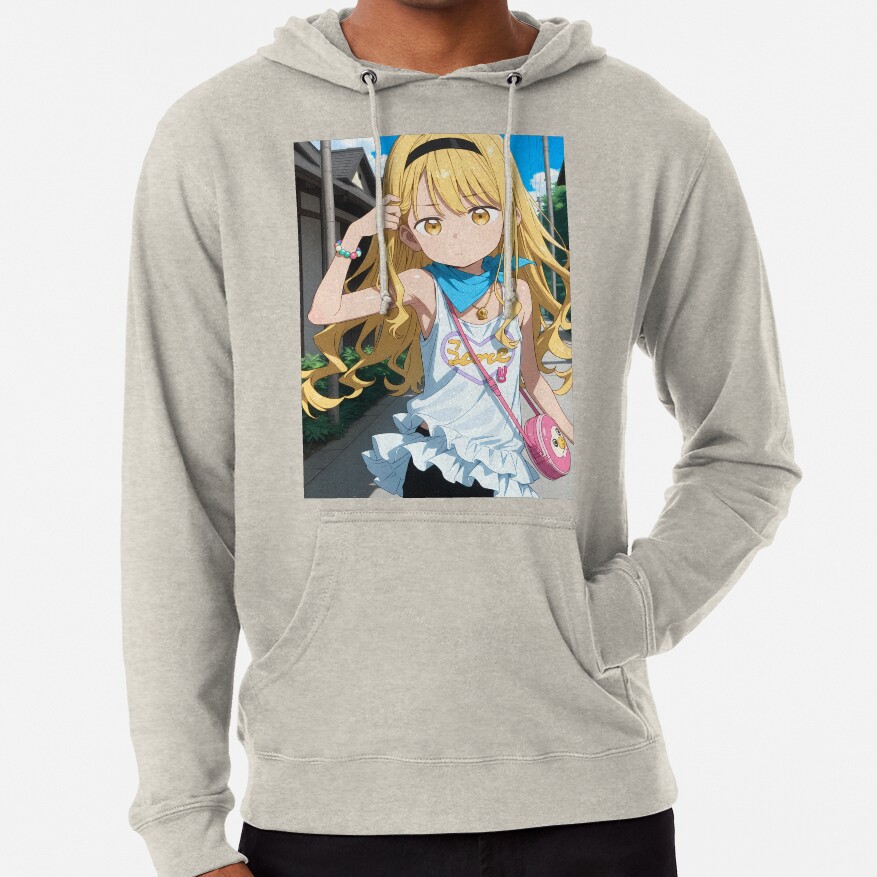 Marina Kirarazaka: Cute Urban Waifu Hoodie - Image 4