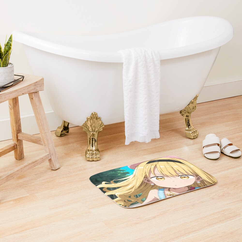 Marina Kirarazaka Takopi Original Sin Cute Fashion Anime Girl Waifu Bath Mat - Image 2