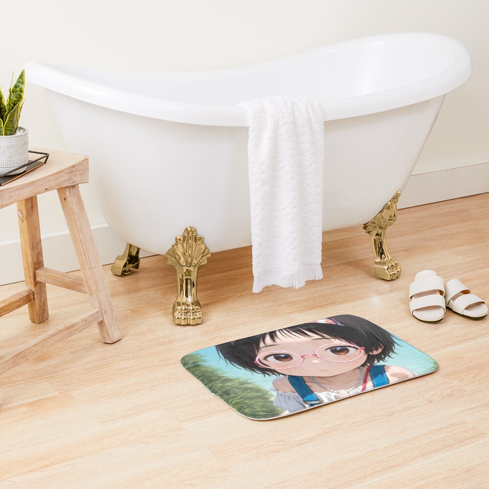 Shizuka Kuze Takopi Original Sin Anime Girl Waifu Ocean Breeze Bath Mat - Image 2