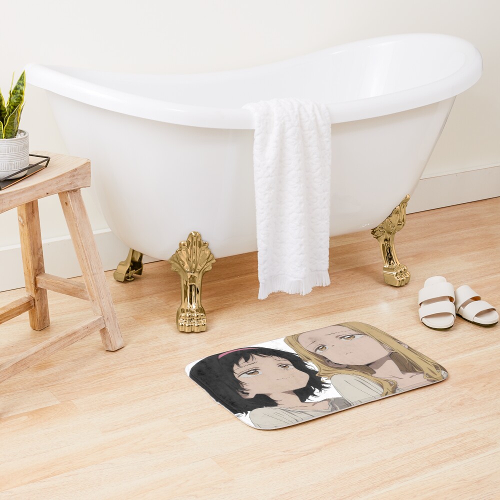 Marina Kirarazaka With Friend Takopi Original Sin Anime Girl Bath Mat - Image 2