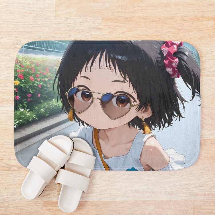Shizuka Kuze Takopi Original Sin Anime Girl Waifu Golden Road Bath Mat - Image 3