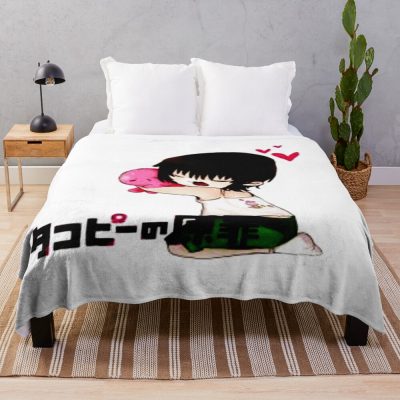 Chibi Shizuka Kuze Takopi's Original Sin Throw Blanket