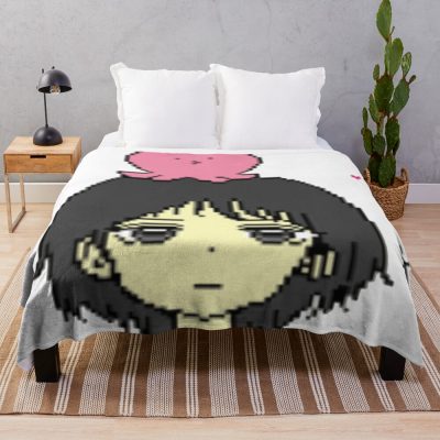 Shizuka Kuze With Takopi Throw Blanket