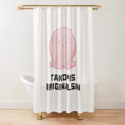 Minimalistic Art Takopi's Original Sin Shower Curtain
