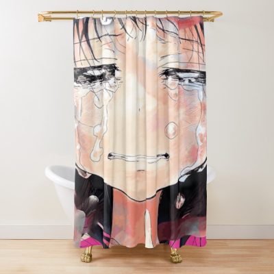 Shizuka Kuze Crying Takopi Shower Curtain