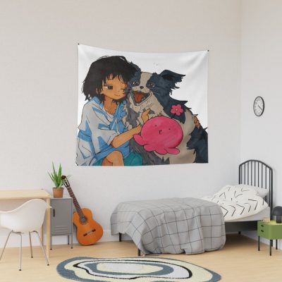 Takopi's Original Sin Water Color Tapestry