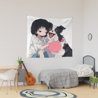 Shizuka Kuze With Her Pet Takopi's Original Sin Tapestry