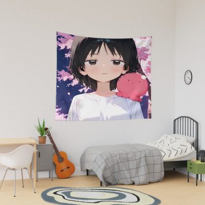 Shizuka Kuze Takopi Original Sin Girl Sakura Night Tapestry