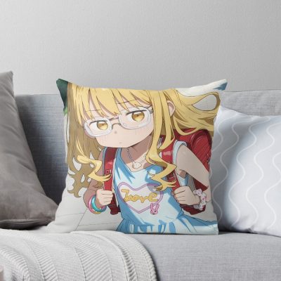 Marina Kirarazaka Takopi School Day Throw Pillow