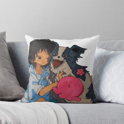 Takopi's Original Sin Water Color Throw Pillow